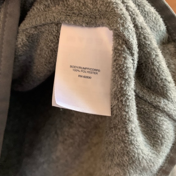 LAND’S END gray quarter-zip fleece. Men’s Medium Tall (size 38/40). - Picture 5 of 6